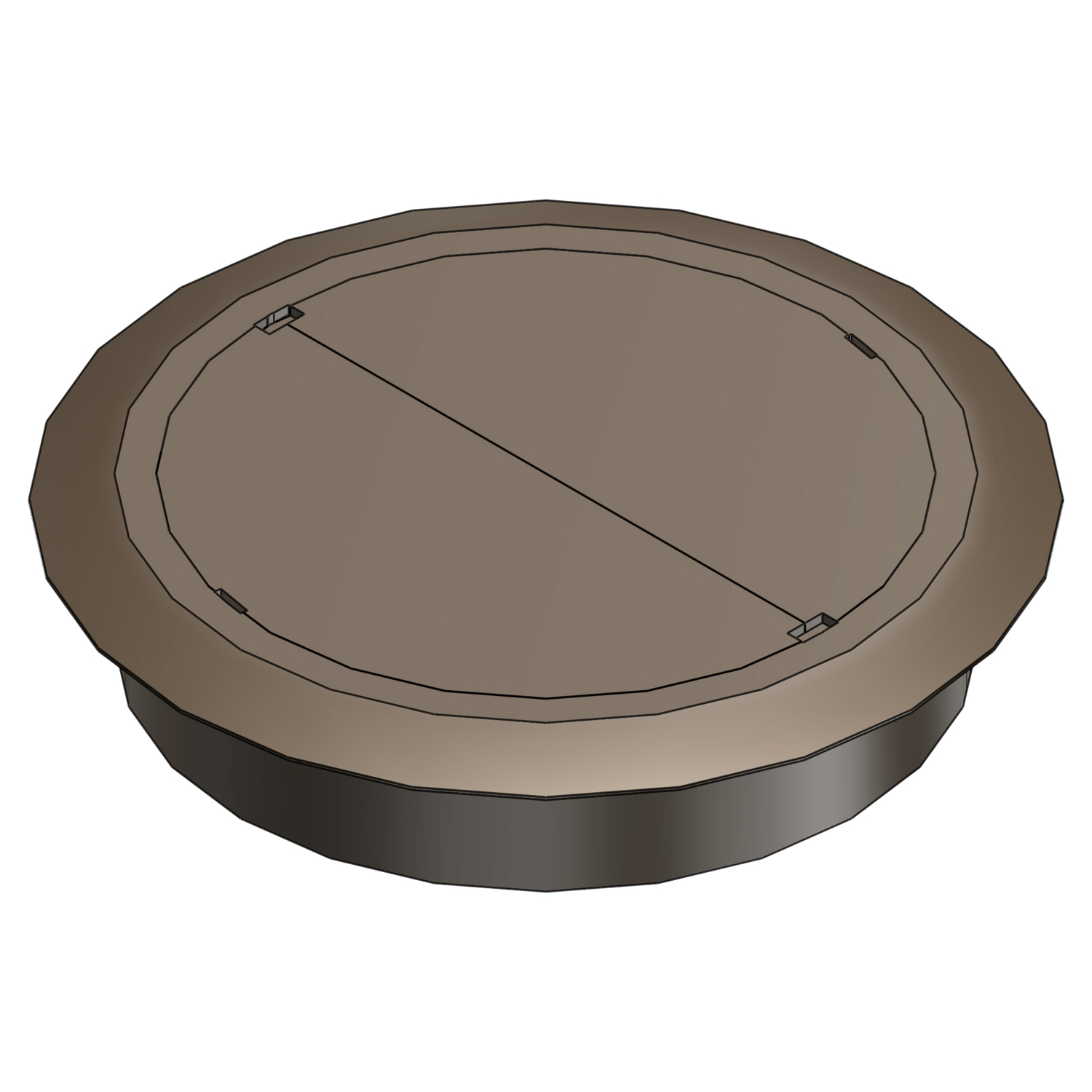 Steel City® P-62-CP-BRN