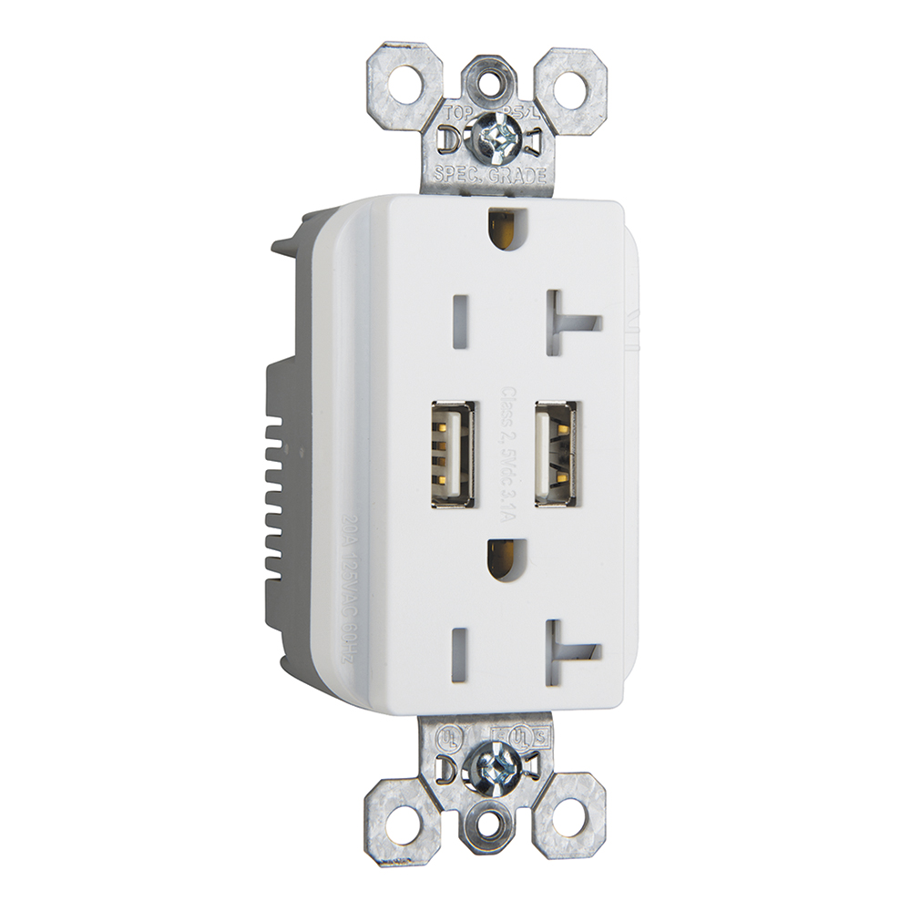 Pass & Seymour® TR5362USBW