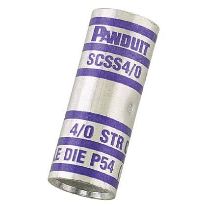 2//0 AWG Wire Panduit SCS2//0-X Copper Compression Butt Splice Standard Barrel