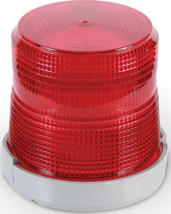 Surface Mount Federal Signal LP3S-120R Streamline Low Profile Strobe Light Red 120 VAC 