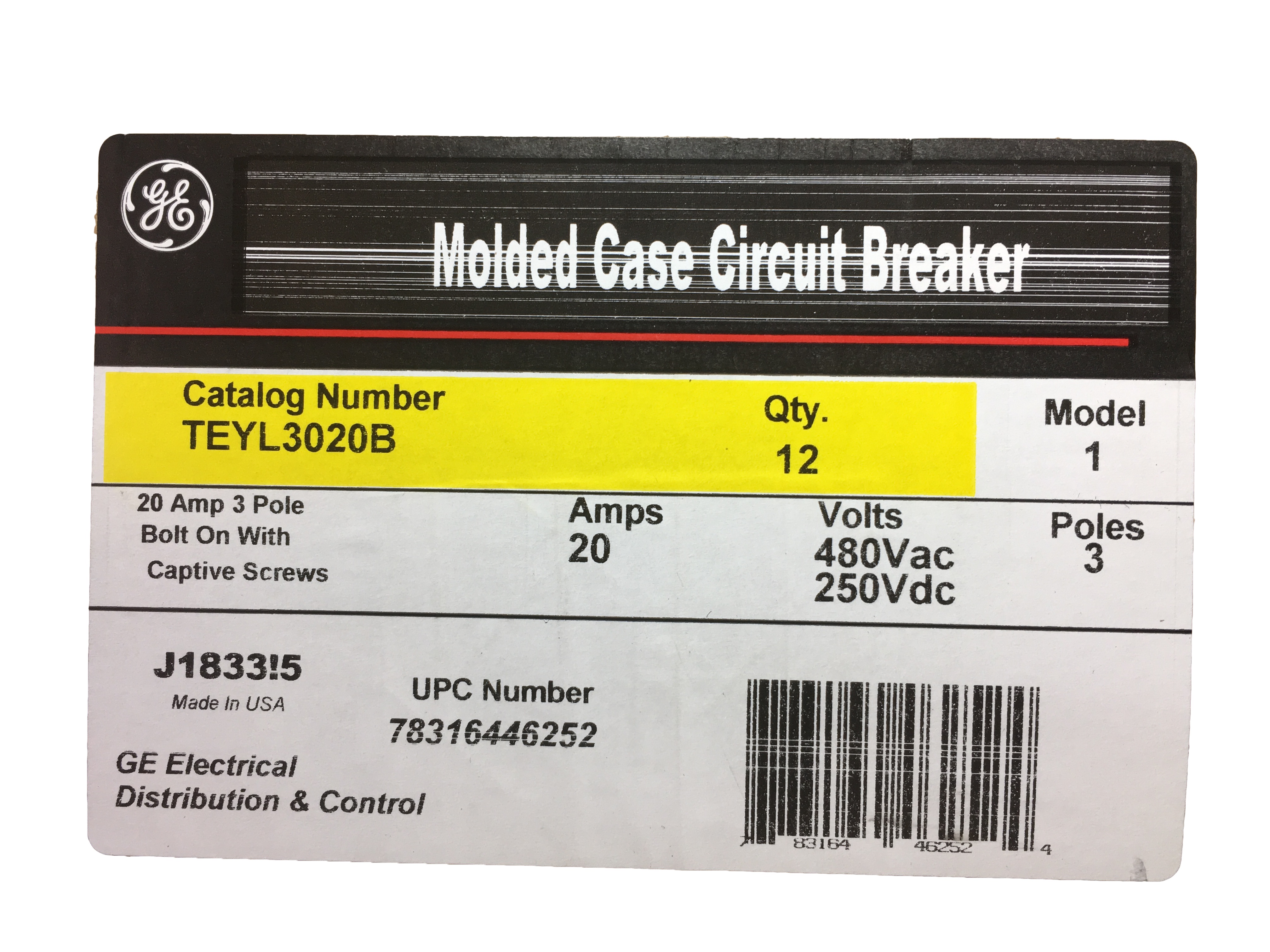 GE TEYL3020B