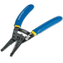 Klein® 11049-INS Self-Opening Wire Stripper/Cutter, 16 to 8 AWG Stranded Cable, 7 in OAL, Steel Body