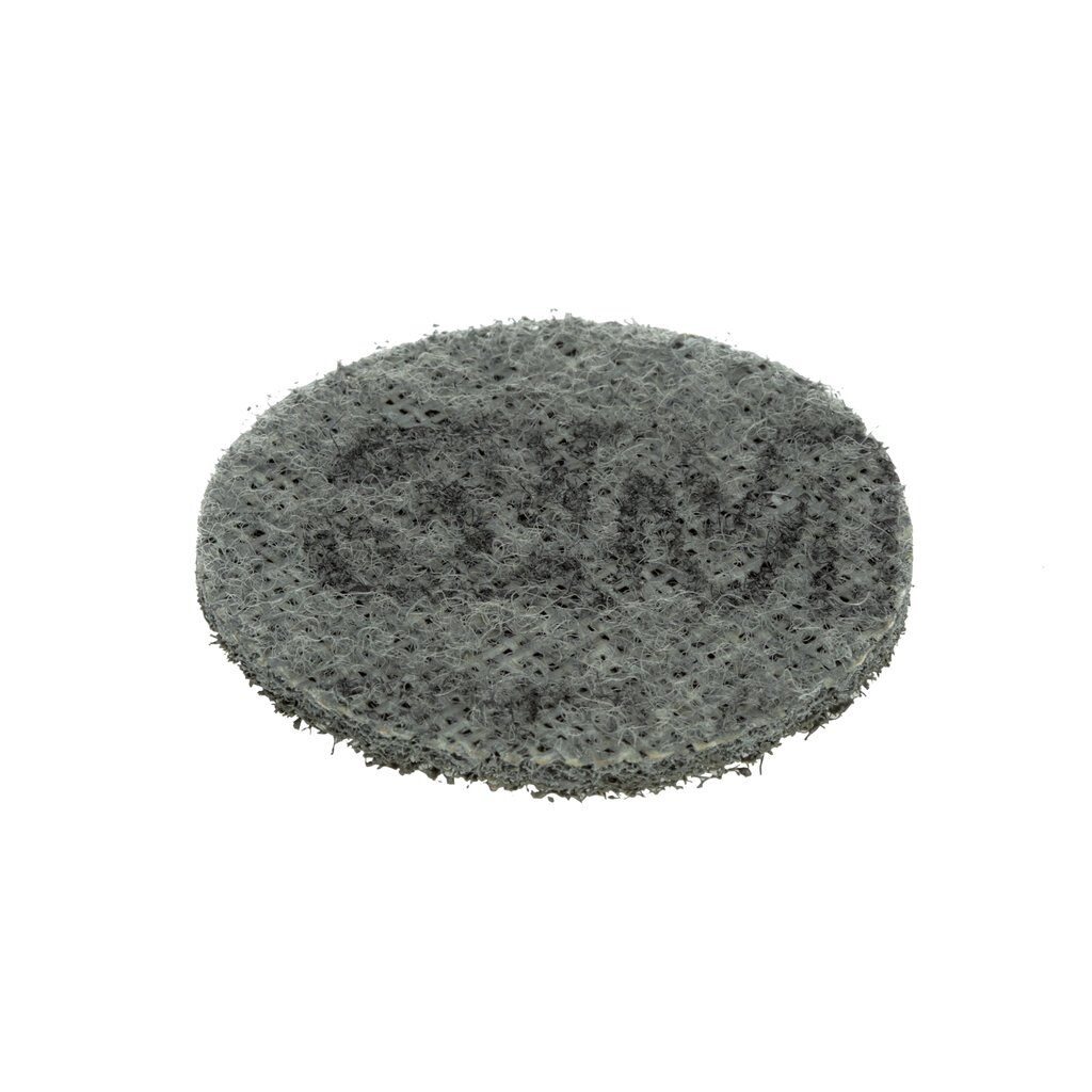 product Weiler® 51535 General Purpose Non-Woven Abrasive Disc, 3 in Dia, Coarse Grade, Aluminum Oxide Abrasive, Plastic Button Attachment