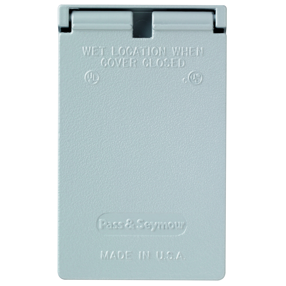 Legrand-Pass /& Seymour CA1GS Pass /& Seymour CA1G-WEATHER Proof Cover 1G Switch Gray