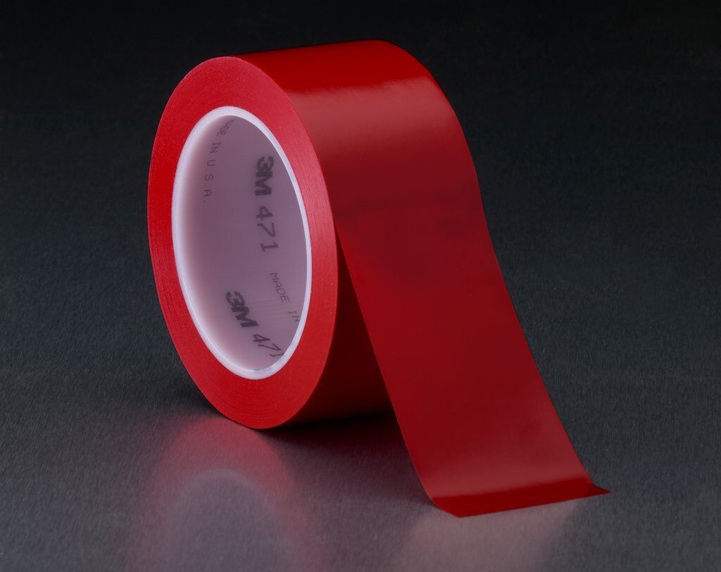 3M™ 471-Red-3/4x36yd-Bulk