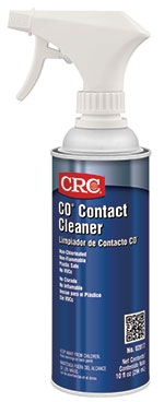 CRC® 02016 CO® Non-Flammable Contact Cleaner, 16 oz Aerosol Can, Faint Sweetish Odor/Scent, Clear, Volatile Liquid Form