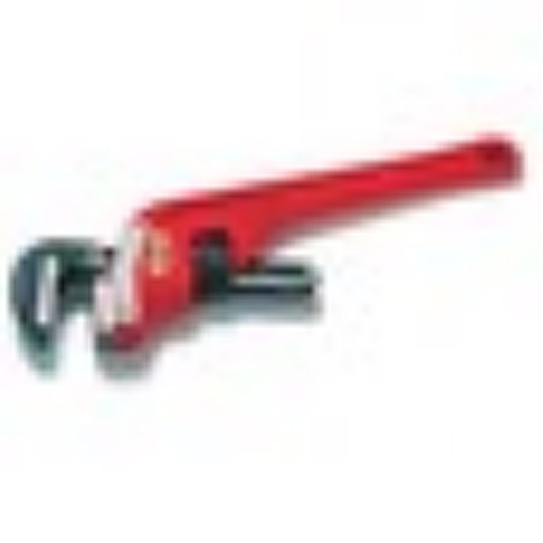 RIDGID® 31070 E-14 End Pipe Wrench, 2 in Pipe, 14 in OAL, Floating Forged Hook Jaw, Cast Iron Handle, Knurled Nut Adjustment, Red