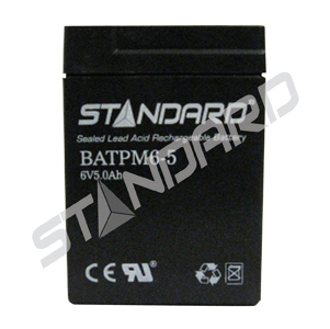 Standard® BATTERY/6V/5Ah/0.188/TABS (BATPM6-5) 57338