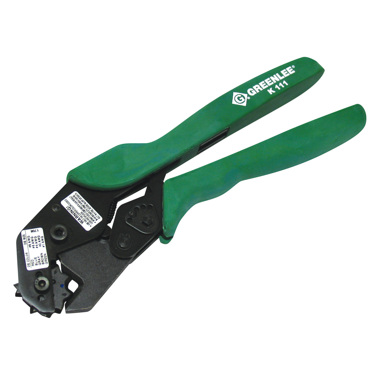 Greenlee® K05-SYNCRO Manual Mechanical Crimp Tool, 8 to 1/0 AWG Cable/Wire