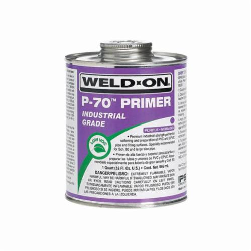 Weld-On® P-70™ 10227 Primer, Purple, 0.5 pt Can