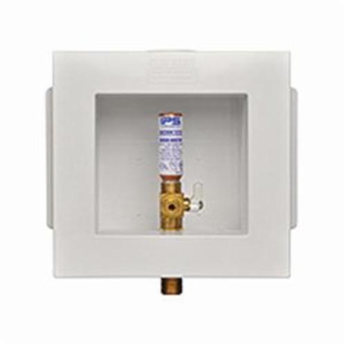 Guy Gray™ 82417 FR-12 Fire rated Ice Maker Outlet Box With Valve and Hammer Arrester, PVC