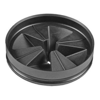 Insinkerator® 74653D Quiet Collar Sink Baffle, For Use With InSinkErator® Evolution Series Disposer, Rubber, Black