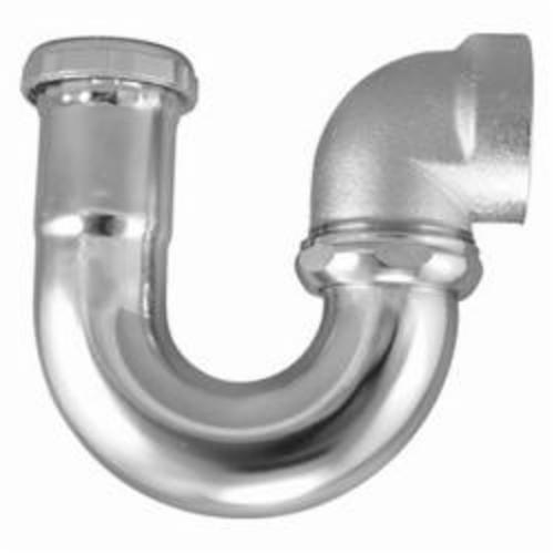 Keeney 455SN LA Style Sink Trap, 1-1/2 in Nominal, IPS End Style, 17 ga Brass, Polished Chrome