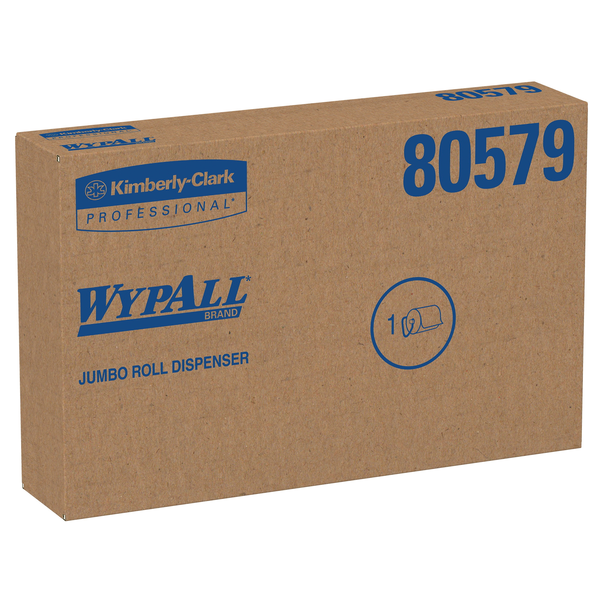 Kimberly-Clark Black Metal Wall Mounted WypAll Jumbo Wiper Dispensers  (Kimberly-Clark 80579)