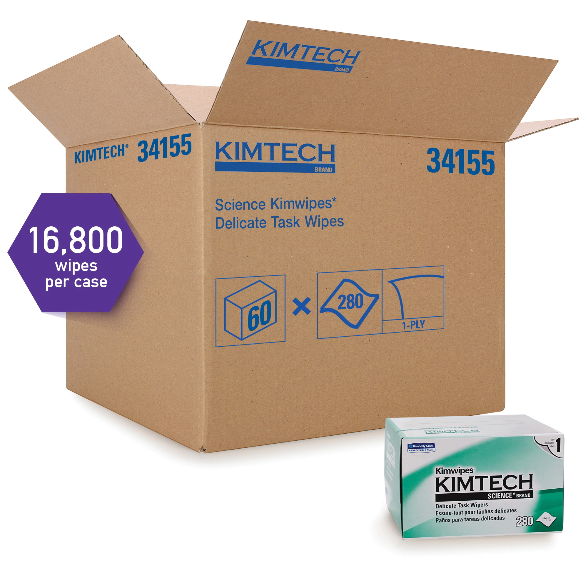 product Texwipe® TX1112 TechniCloth® II 12 X 12 in Cleanroom Wipe, Dry, 45% Polyester/55% Cellulose