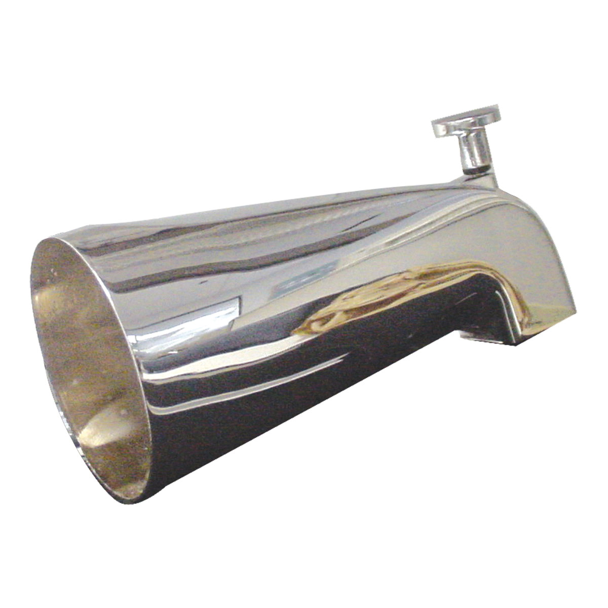 Kissler 82-0011 Diverter Tub Spout, For Use With Universal Fit Sink, Tub and Drain, 1/2 in IPS Nose