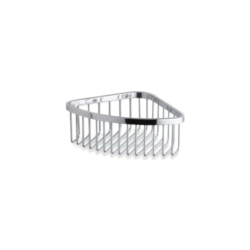 Kohler® 1896-S Medium Shower Basket, 6-1/4 in W x 6-1/4 in D x 3 in H, Stainless Steel, Polished Stainless Steel