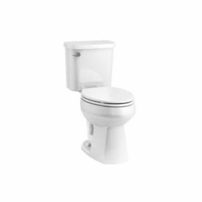 Sterling® 403082-0 Windham™ 2-Piece Toilet, Elongated Front Bowl, 12 in Rough-In, 1.28 gpf Flush Rate, White