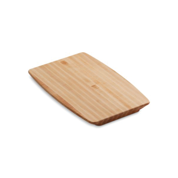 Kohler® 6637-NA Cutting Board, Cape Dory®, 15-3/4 in L x 11 in W x 1-1/4 in THK, Hardwood