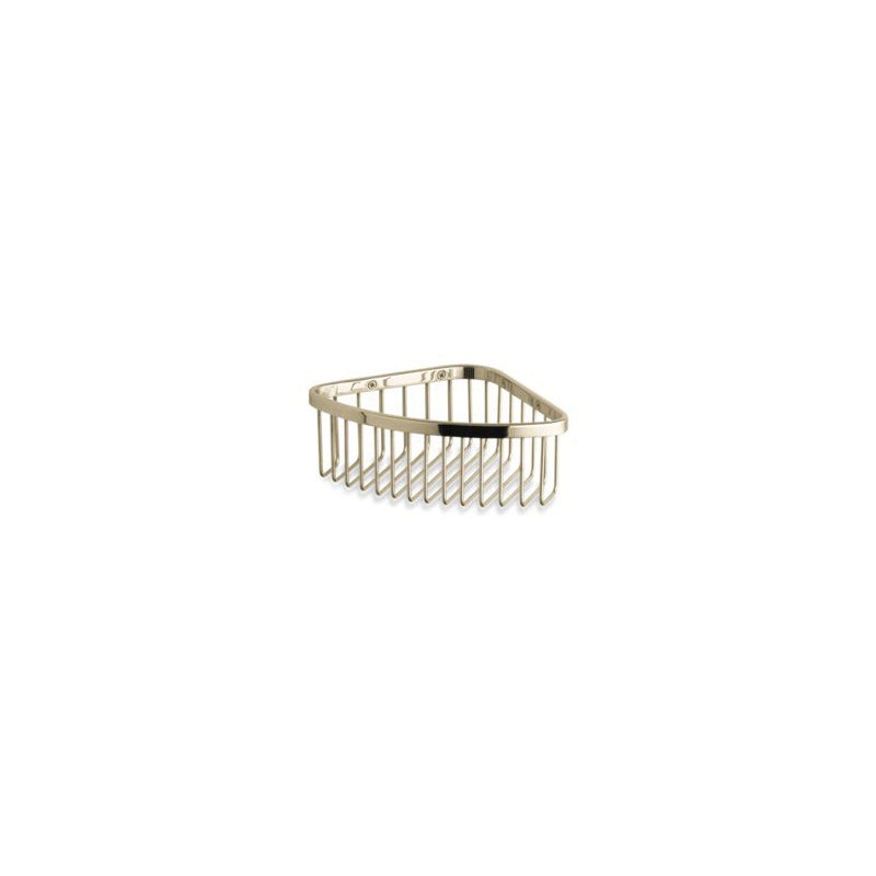 Kohler® 1896-AF Medium Shower Basket, 6-1/4 in W x 6-1/4 in D x 3 in H, Stainless Steel, Vibrant® French Gold