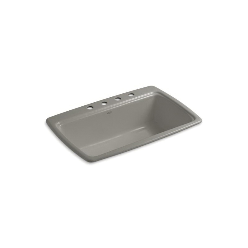 FaucetDepot - Kohler® 5863-4-K4 Cape Dory® Kitchen Sink, Cashmere ...