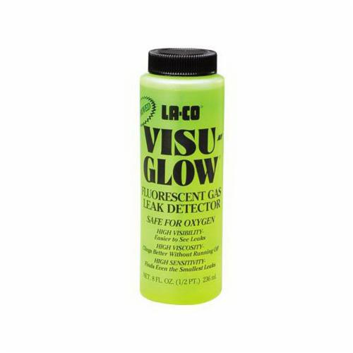LA-CO® 032898 Gas Leak Detector, 8 fl-oz, Liquid/Viscous Form, Light Yellow/Green