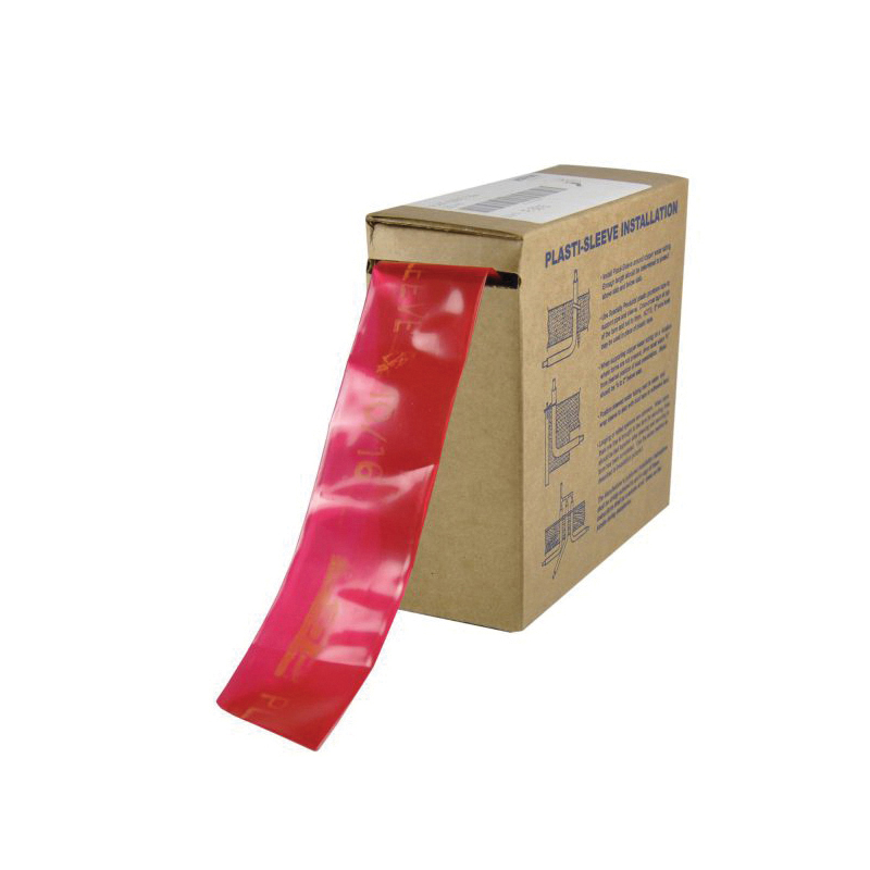 Specialty Products™ Plasti-Sleeve® P-3013 Pipe Protector, 1 in Nominal, 200 ft Roll L x 4 mil THK, Polyethylene, Red, Domestic