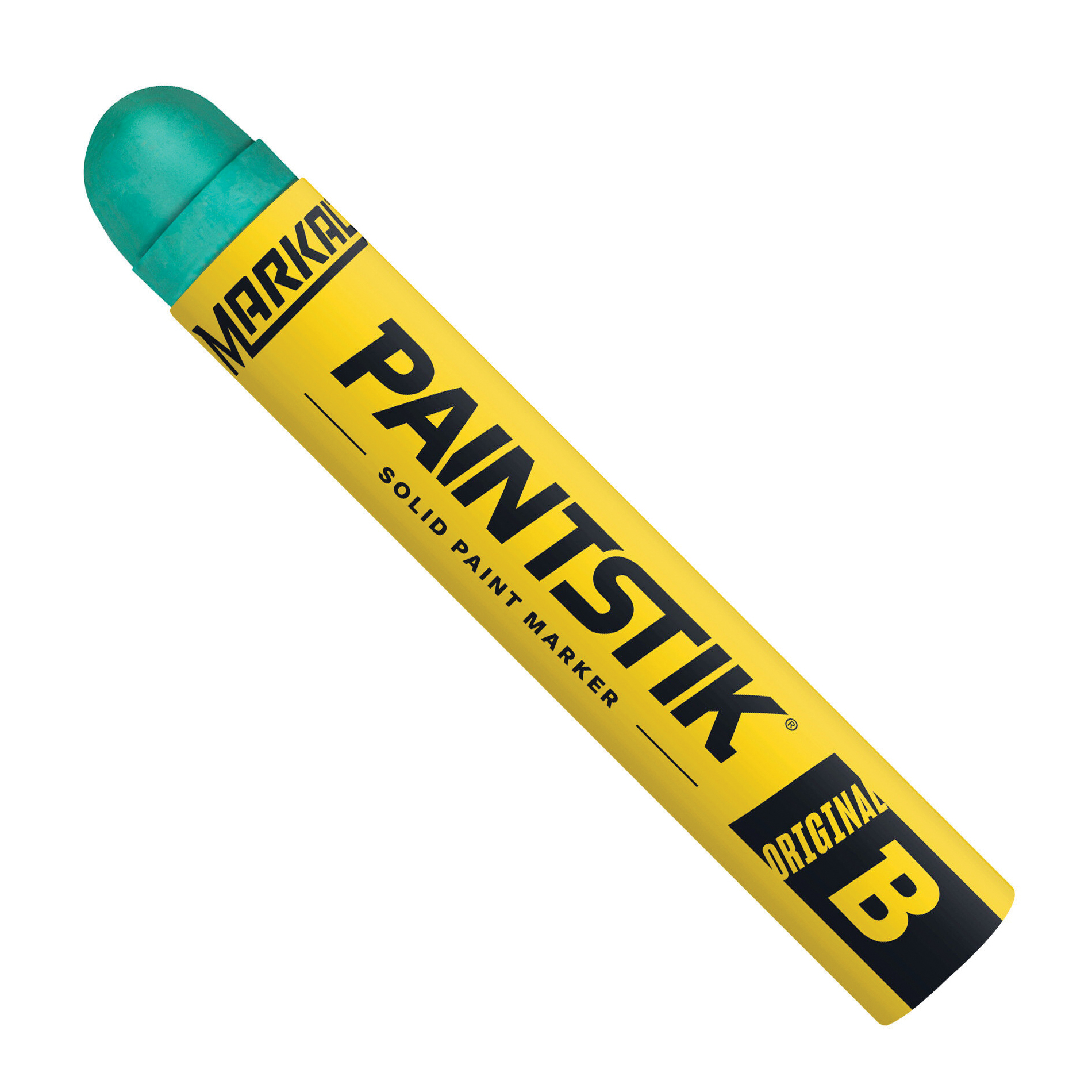 Markal® 080224 B® Paintstik® Solid Paint Crayon, 11/16 in Round Tip, Orange