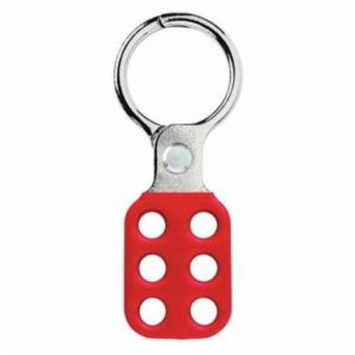 product Master Lock® 416 Lockout Hasp, 6 Padlocks, 9/32 in Max Dia Padlock Shackle, Aluminum
