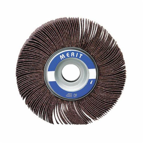 product Merit® Grind-O-Flex™ 08834123056 XX-063 High Performance Unmounted Coated Flap Wheel, 6 in Dia, 3 in W Face, P80 Grit, Medium Grade, Aluminum Oxide Abrasive