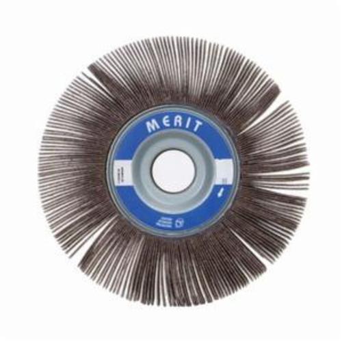 product Merit® Grind-O-Flex™ 08834130761 MM-0011 Mandrel Mount Mini Super Finish Coated Flap Wheel, 1 in Dia Wheel, 1 in W Face, 1/4 in Dia Shank, 80 Grit, Medium Grade, Aluminum Oxide Abrasive
