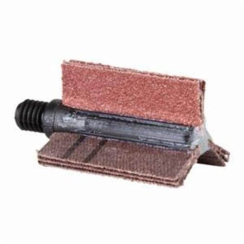 product Merit® 08834154092 B-405 5-Ply Plain Flap Coated Bore Polisher, 1-1/2 in ID x 1-3/4 in OD Dia, P80 Grit, Medium Grade, Aluminum Oxide Abrasive