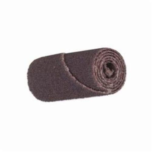 product Merit® 08834180350 Straight Half Glued Coated Cartridge Roll, 1/2 in Dia x 2 in OAL, 3/16 in Pilot Hole, 60 Grit, Aluminum Oxide Abrasive