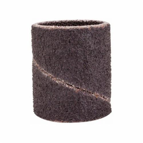 product Merit® 08834196060 Coated Spiral Band, 1 in Dia x 1-1/2 in L, 60 Grit, Coarse Grade, Aluminum Oxide Abrasive