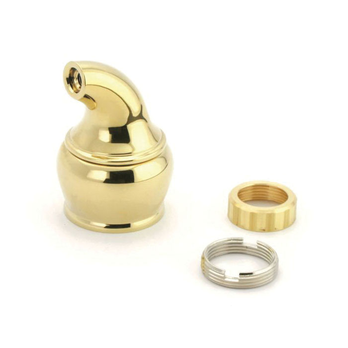 Moen® 100553P Hot Hub and Elbow Assembly, Monticello®, For Use With Monticello® CA84200/T4560/4551 1-Handle Lavatory Faucet, Polished Brass, Domestic