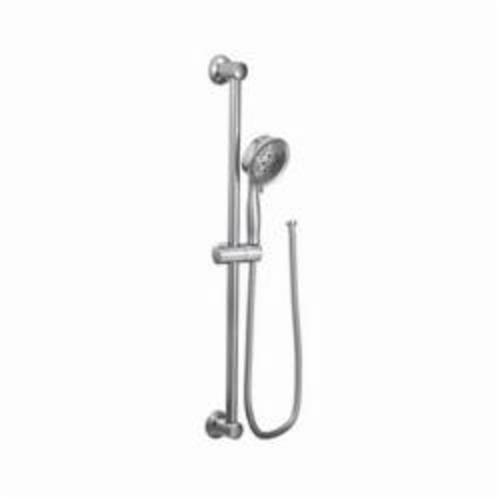 Moen® 3667EP Hand Shower, 4-3/8 in Dia 4 Shower Head, 2 gpm, 69 in L Hose, Polished Chrome, Domestic