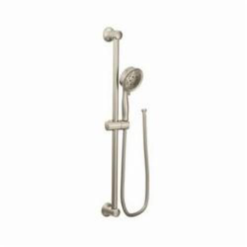 Moen® 3667EPBN Hand Shower, 4-3/8 in Dia 4 Shower Head, 2 gpm, 69 in L Hose, Brushed Nickel, Domestic