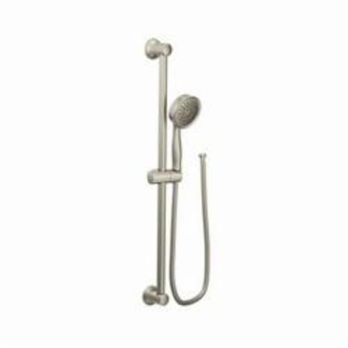 Moen® 3668EPBN Hand Shower, 4-1/4 in Dia 1 Shower Head, 2 gpm, 69 in L Hose, Brushed Nickel, Import