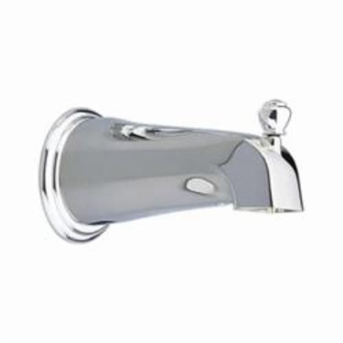 Moen® 3807 Diverter Tub Spout, Monticello®, 5 in L, For Use With Monticello® 2-Handle Tub/Shower Valve, 1/2 in IPS Connection, Metal, Polished Chrome, Domestic