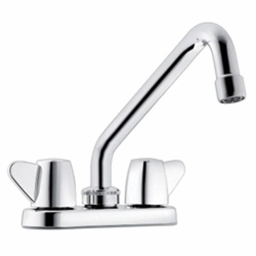 Moen® 40812 Cornerstone™ Laundry Faucet, 1.5 gpm Flow Rate, Polished Chrome, 2 Handles, Import