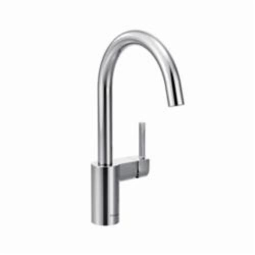 Moen® 7365 Align™ Kitchen Faucet, 1.5 gpm Flow Rate, High-Arc Spout, Polished Chrome, 1 Handles, Domestic