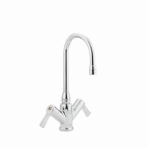 Moen® 8113 M-DURA™ Heavy Duty Laboratory Faucet, 2.2 gpm Flow Rate, Polished Chrome, 2 Handles, Import