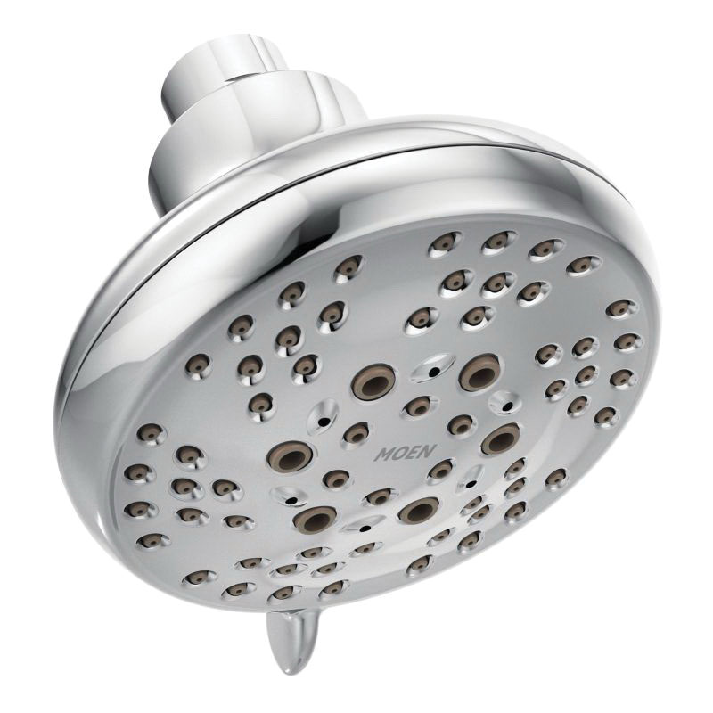 Moen® CL26500EP Shower Head, 2 gpm Min, 5 Sprays, 4 x 3-11/16 in Head, Import