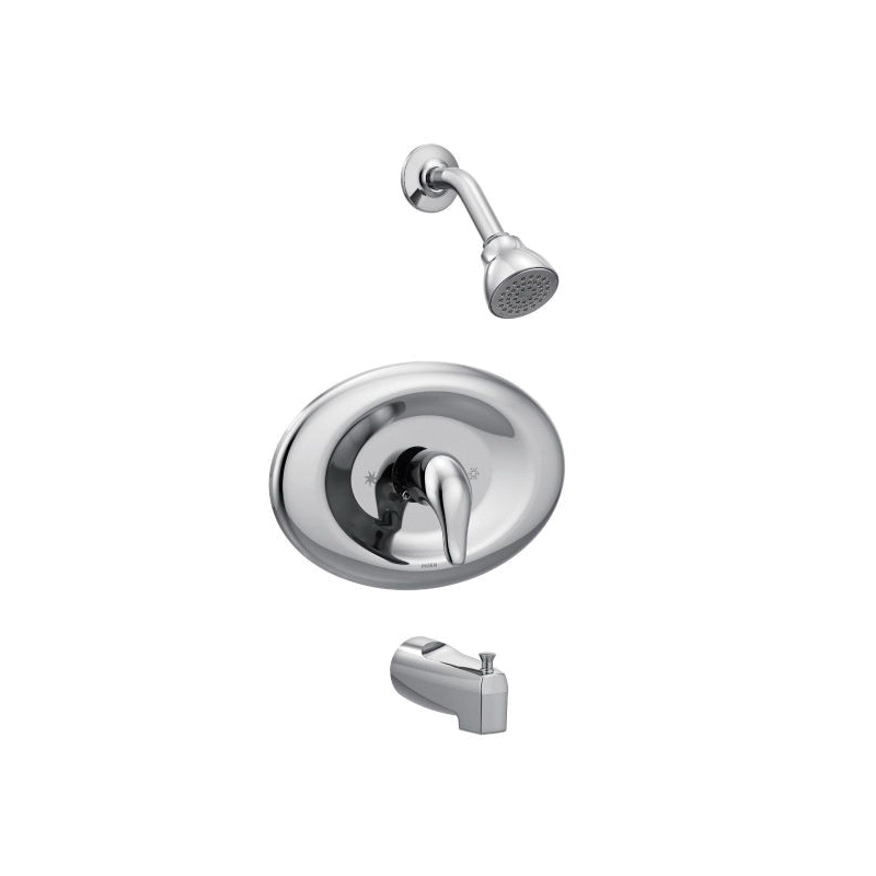 Moen® L2369EP Tub/Shower Trim Kit, 1.75 gpm Shower, Polished Chrome