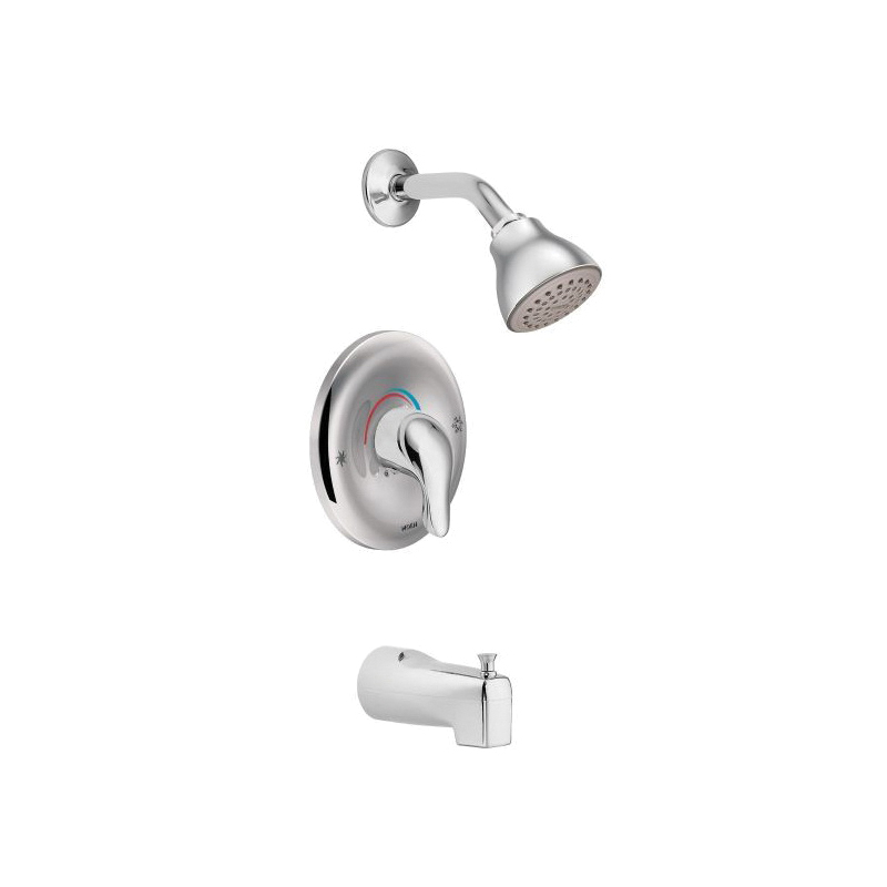 Moen® TL183EP Tub and Shower Trim, 1.75 gpm Shower, Polished Chrome