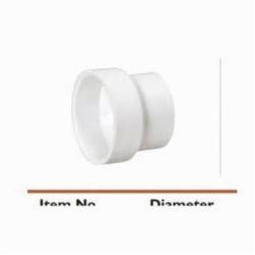 Streamline® 05981 Pipe Increaser/Reducer, 6 x 4 in Nominal, Hub End Style, SCH 40/STD, PVC, Domestic