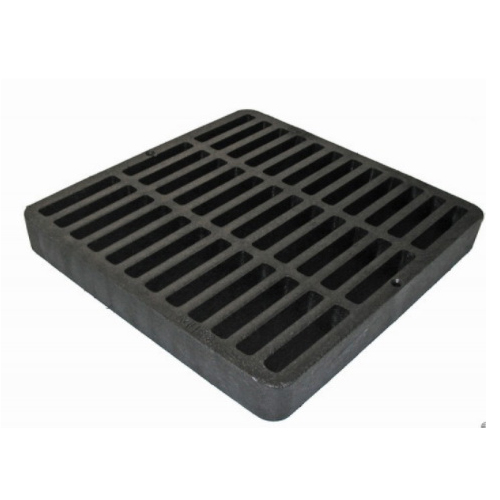 NDS® 980 Catch Basin Drain Grate, 114.69 gpm Flow Rate, Squared Shape, Domestic