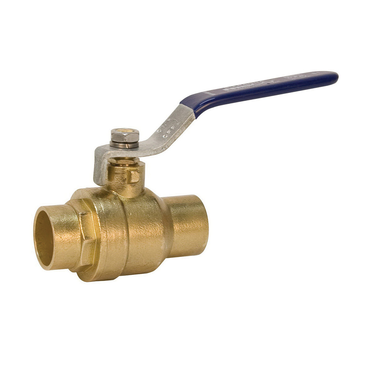 Nibco® S-FP-600A 2-Piece Ball Valve, 1 in, Compression, Brass, Full ...