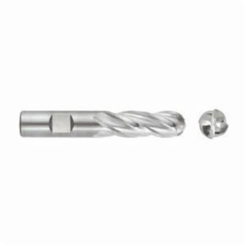 Niagara Cutter N24244 SB207 Ball End Center Cutting Short Length Single End End Mill, 3/4 in Dia Cutter, 1-5/8 in Length of Cut, 2 Flutes, 3/4 in Dia Shank, 3-7/8 in OAL, Uncoated