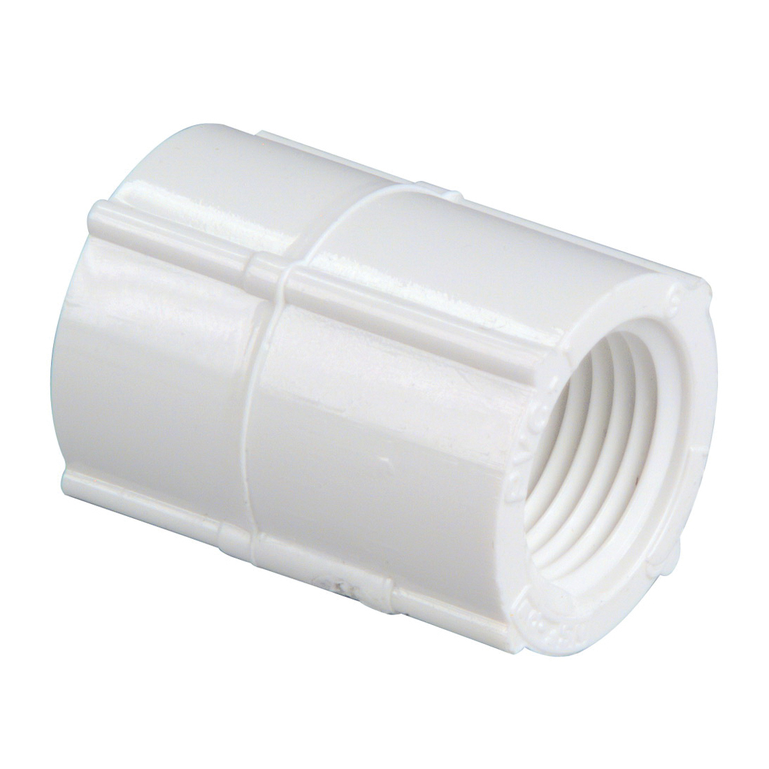 Nibco® 460133 Coupling, 1 in, FNPT, SCH 40/STD, PVC Hirsch Pipe